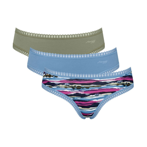 Sloggi GO Crush Hipster C3P, Kolor: wielokolorowy, Rozmiar: XL