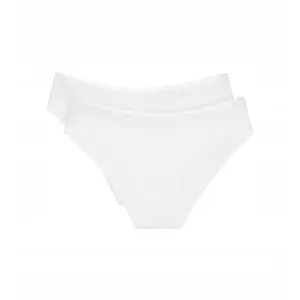 Triumph Feel of Cotton Tai 2P, Kolor: biały, Rozmiar: 42