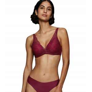 Triumph Body Make-Up Illusion Lace WP, Kolor: burgund, Rozmiar: 70F