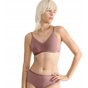 Sloggi GO Daily Cotton Soft Bra, Kolor: brązowy, Rozmiar: S