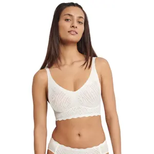 Sloggi ZERO Feel Bliss Bralette, Kolor: śmietankowy, Rozmiar: S