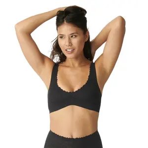 Sloggi Zero Feel Lace 2.0 Bralette, Kolor: czarny, Rozmiar: S