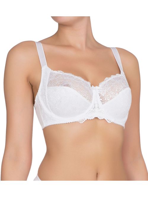 Biustonosz na fiszbinach z miękką miseczką o pełnym kroju Dorina Philippa Non Padded Bra biały, Kolor: biały, Rozmiar: 90D  sklep ebielizna.pl