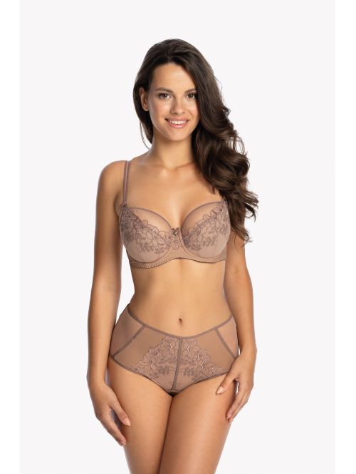 Biustonosz częściowo usztywniany Gaia BS1118 Francesca Bra mocca, Kolor: mocca, Rozmiar: 95E  sklep ebielizna.pl