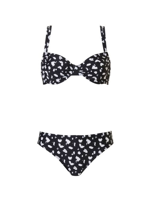 Dwuczęściowy strój kąpielowy bikini Pastunette B0222-110-2 czarny, Kolor: czarny, Rozmiar: 38  sklep ebielizna.pl