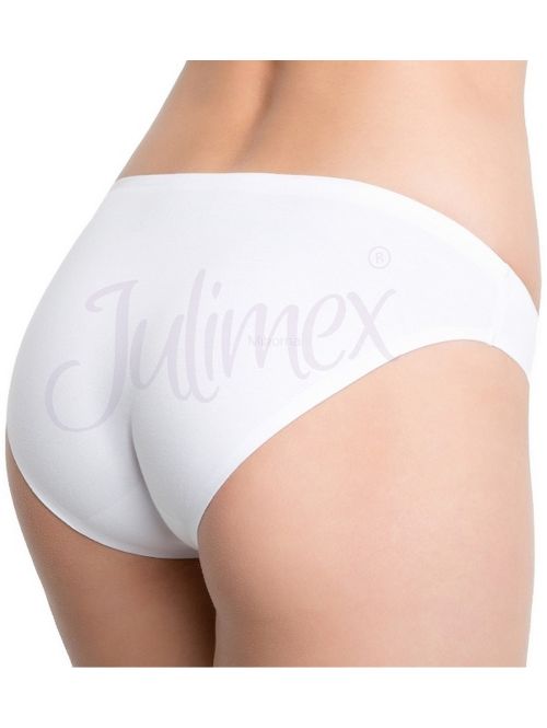 Gładkie majtki damskie typu mini JULIMEX HI-CUT PANTY biały, Kolor: biały, Rozmiar: XL  sklep ebielizna.pl