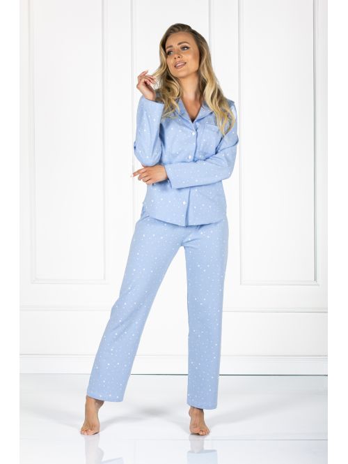 Piżama damska Momenti Per Me Claudia Blue, Kolor: blue, Rozmiar: XL  sklep ebielizna.pl