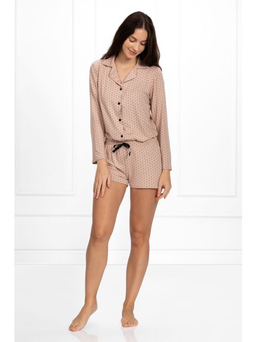 Piżama damska Momenti Per Me Rose Powder Pink, Kolor: powder pink, Rozmiar: XL  sklep ebielizna.pl