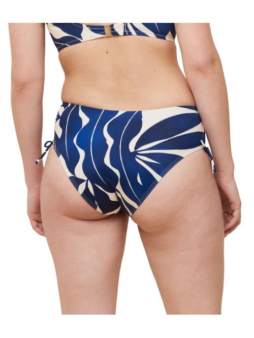 Majtki kąpielowe Summer Allure Maxi, Kolor: granatowy z beżem, Rozmiar: 38  sklep ebielizna.pl