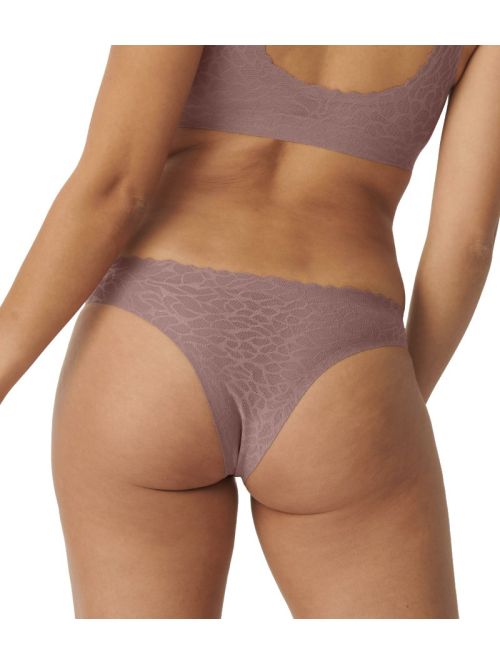 Majtki damskie sloggi Zero Feel Lace 2.0 Brazil Panty, Kolor: brązowy, Rozmiar: XL  sklep ebielizna.pl