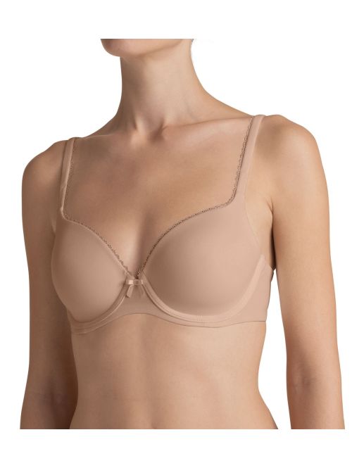 Biustonosz z usztywnianymi miseczkami na fiszbinach Triumph Perfectly Soft WHP, Kolor: cielisty, Rozmiar: 90D  sklep ebielizna.pl
