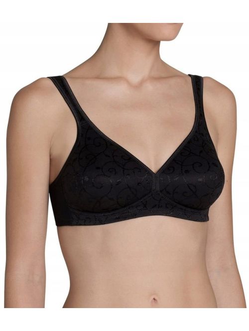 Biustonosz z bawełną Triumph Elegant Cotton N, Kolor: czarny, Rozmiar: 85C  sklep ebielizna.pl