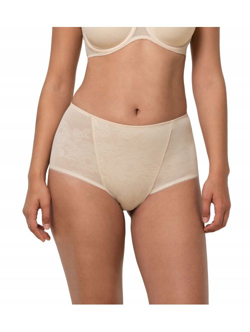 Majtki z wysokim stanem Triumph Wild Rose Sensation Maxi, Kolor: beżowy, Rozmiar: 40  sklep ebielizna.pl