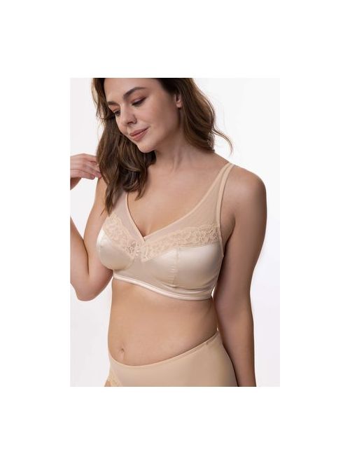 Miękki biustonosz bez fiszbin Dorina TEAGAN Minimizer soft bra beżowy, Kolor: beżowy, Rozmiar: 80F  sklep ebielizna.pl