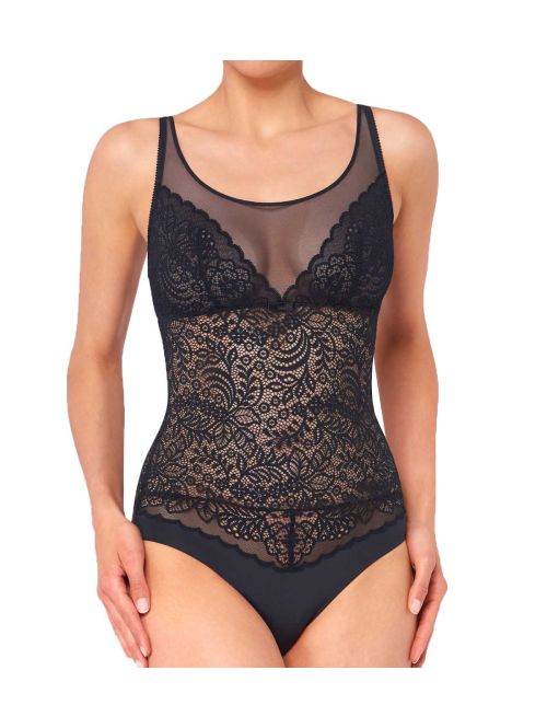 Koronkowe body bez fiszbin Triumph Amourette Spotlight BS01 czarny, Kolor: czarny, Rozmiar: XS  sklep ebielizna.pl
