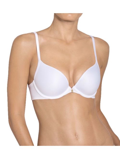 Biustonosz z gładkimi miseczkami push-up na fiszbinach Triumph Body Make-Up Essentials WHU biały, Kolor: biały, Rozmiar: 70C  sklep ebielizna.pl