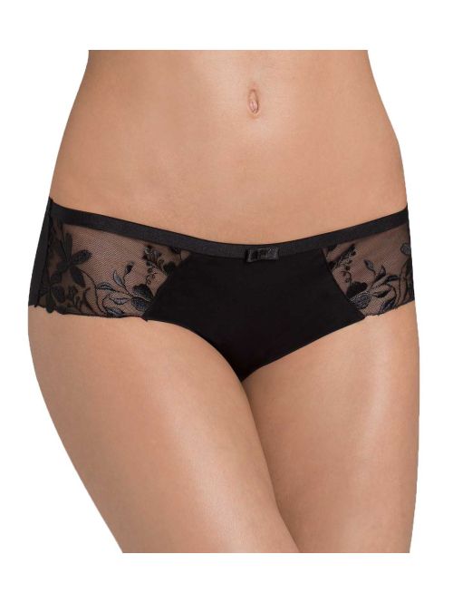 Bestsellerowe biodrówki damskie z delikatnie połyskującym haftem Triumph Sexy Angel Spotlight Hipster czarny, Kolor: czarny, Rozmiar: 42  sklep ebielizna.pl