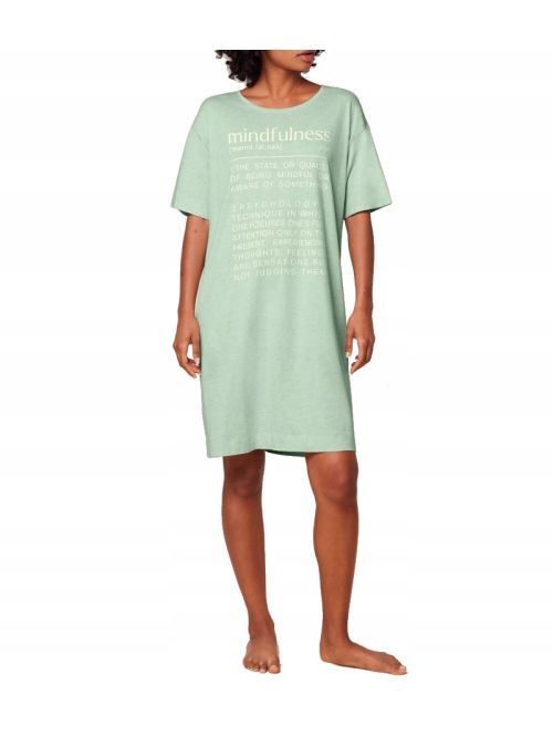Koszula Triumph Nightdresses NDK SSL 10 CO/MD, Kolor: jasny zielony, Rozmiar: 40  sklep ebielizna.pl