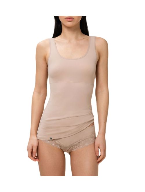Gładki top z szerokimi ramiączkami Triumph Trendy Sensation Shirt02 cielisty, Kolor: cielisty, Rozmiar: L  sklep ebielizna.pl