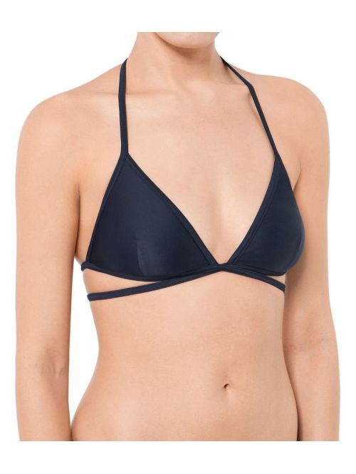 Biustonosz kąpielowy sloggi swim Hot Summer CTO, Kolor: czarny w odcieniu granatu, Rozmiar: M  sklep ebielizna.pl