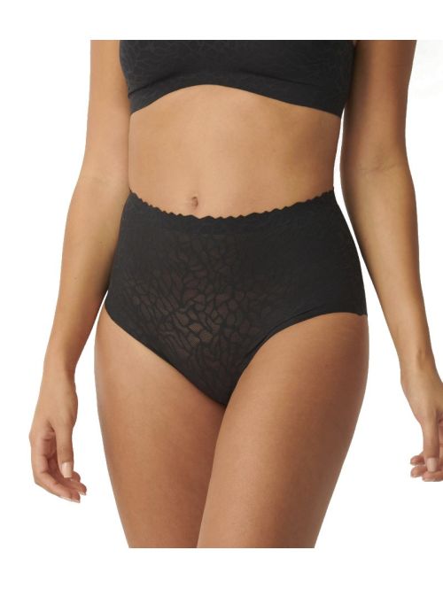 Majtki damskie sloggi Zero Feel Lace 2.0 High Leg, Kolor: czarny, Rozmiar: XS  sklep ebielizna.pl