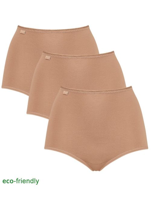3 x Majtki damskie sloggi 24/7 Cotton Maxi C3P, Kolor: beżowy, Rozmiar: 38  sklep ebielizna.pl