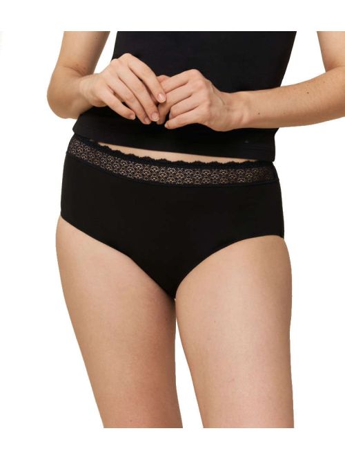 Majtki damskie Triumph Feel of Modal Midi, Kolor: czarny, Rozmiar: XL  sklep ebielizna.pl
