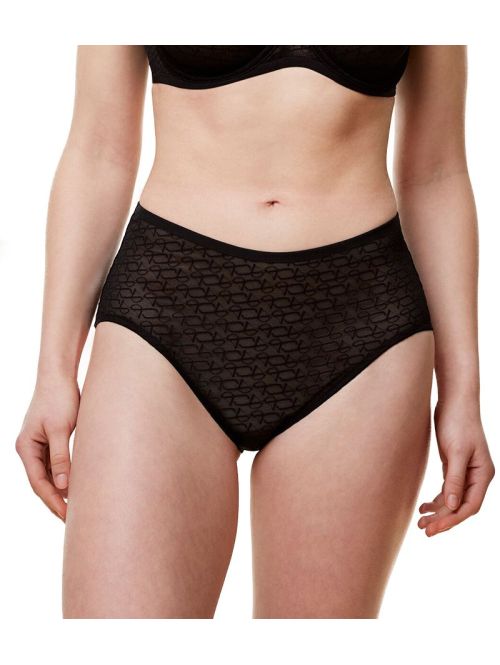 Majtki damskie Triumph Signature Sheer Maxi EX, Kolor: czarny, Rozmiar: 38  sklep ebielizna.pl