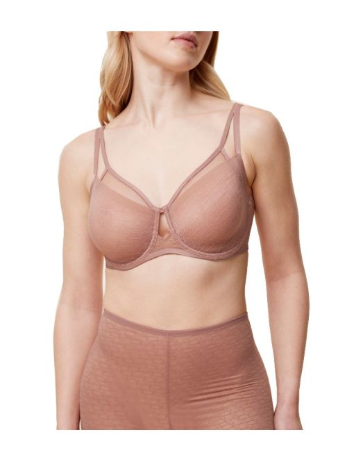 Biustonosz Triumph Signature Sheer W01 EX, Kolor: brązowy, Rozmiar: 65D  sklep ebielizna.pl