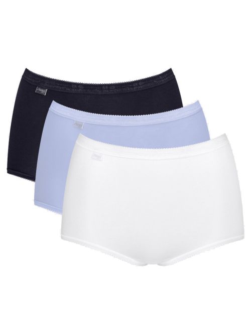 3 x Majtki damskie sloggi Basic+ Maxi C3P, Kolor: wielokolorowy, Rozmiar: 48  sklep ebielizna.pl
