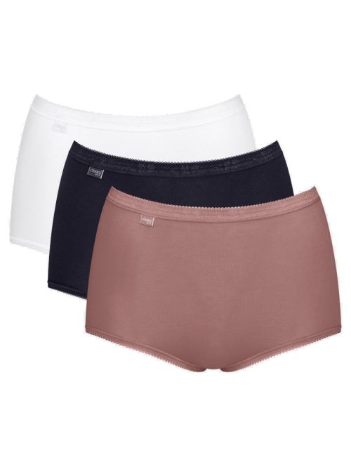 3 x Majtki damskie sloggi Basic+ Maxi C3P, Kolor: wielokolorowy-V016, Rozmiar: 40  sklep ebielizna.pl