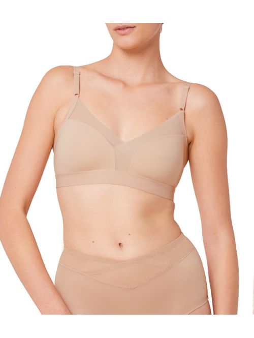 Triumph biustonosz bez fiszbin Shape Smart N, Kolor: beżowy, Rozmiar: XL  sklep ebielizna.pl