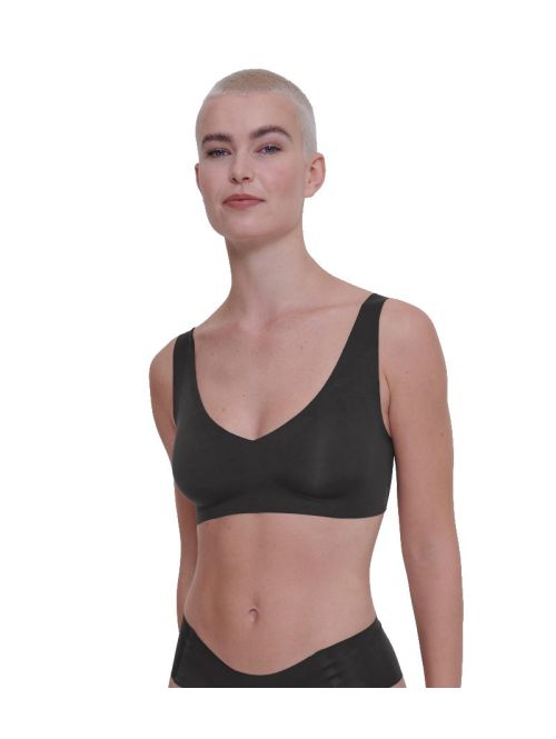 Biustonosz  gładki sloggi ZERO Feel 2.0 Bralette, Kolor: czarny, Rozmiar: XL  sklep ebielizna.pl