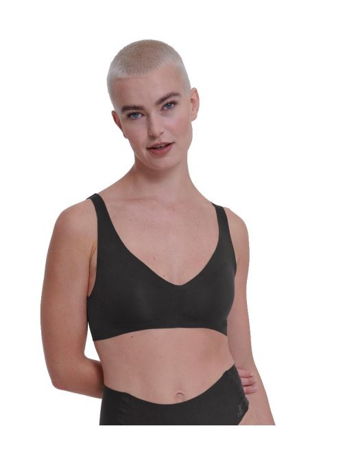 Biustonosz gładki sloggi ZERO Feel 2.0 Soft bra, Kolor: czarny, Rozmiar: S2  sklep ebielizna.pl