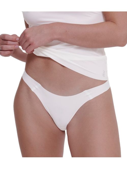 Majtki bezszwowe damskie sloggi ZERO Feel 2.0 Tiny Tanga, Kolor: ecru, Rozmiar: XS  sklep ebielizna.pl