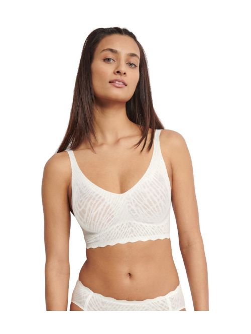 Biustonosz braletka sloggi ZERO Feel Bliss Bralette, Kolor: śmietankowy, Rozmiar: XS  sklep ebielizna.pl