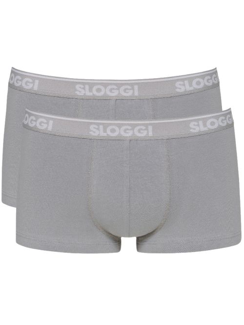 2 x Majtki męskie sloggi men GO ABC H Hipster 2P, Kolor: szary, Rozmiar: XXL  sklep ebielizna.pl