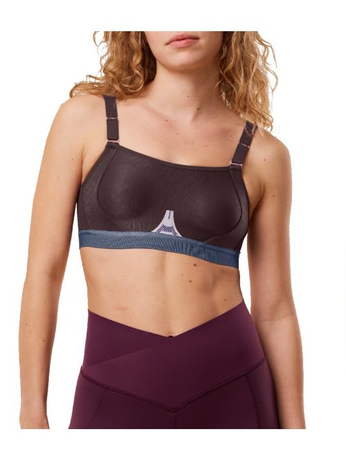 Biustonosz sportowy Triumph Triaction Gravity Lite N EX, Kolor: burgund, Rozmiar: 80D  sklep ebielizna.pl