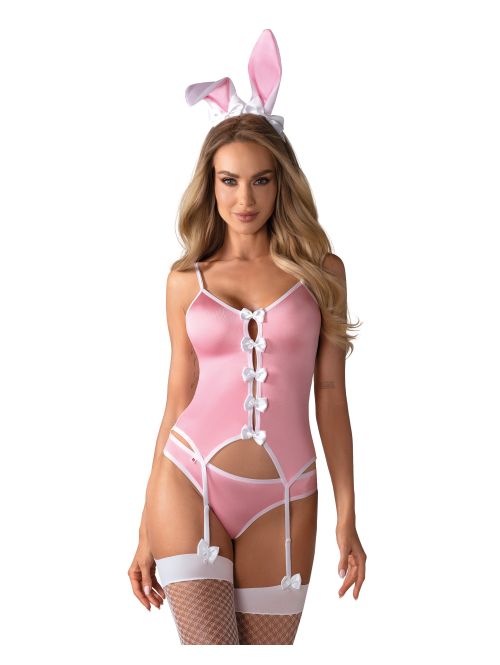 Obsessive kostium bunny suit różowy, Kolor: różowy, Rozmiar: L/XL  sklep ebielizna.pl