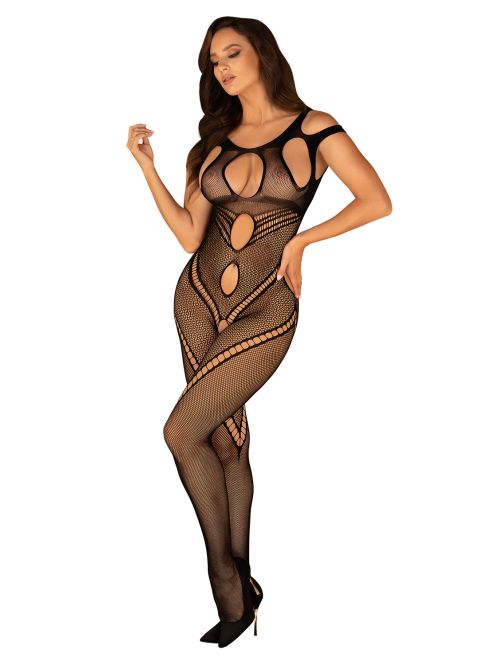 Bodystocking G322 Czarne, Kolor: czarny, Rozmiar: S/M/L  sklep ebielizna.pl