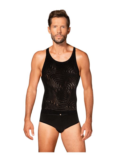 Obsessive koszulka T103 czarna, Kolor: czarny, Rozmiar: S/M/L  sklep ebielizna.pl