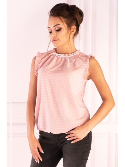 Bluzka Amargo Pink White, Kolor: różowy, Rozmiar: S  sklep ebielizna.pl