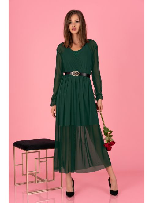 Sukienka Mariedam Dark Green + pasek GRAETIS!, Rozmiar: S  sklep ebielizna.pl