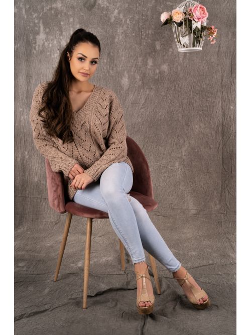 Sweter Manesa Mocca, Kolor: mocca, Rozmiar: ONE SIZE  sklep ebielizna.pl
