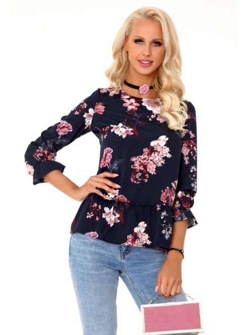 Bluzka Breanna Dark Blue, Kolor: dark blue, Rozmiar: M  sklep ebielizna.pl