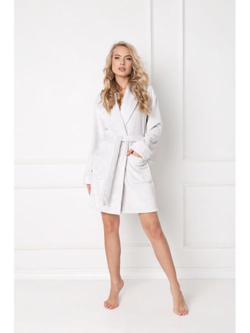 Szlafrok Elly Grey, Kolor: szary, Rozmiar: XL  sklep ebielizna.pl