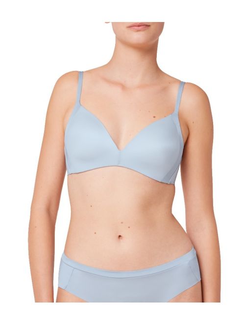 Triumph biustonosz usztywniany bez fiszbin Body Make-up Soft Touch P EX, Kolor: błękitny, Rozmiar: 75D  sklep ebielizna.pl