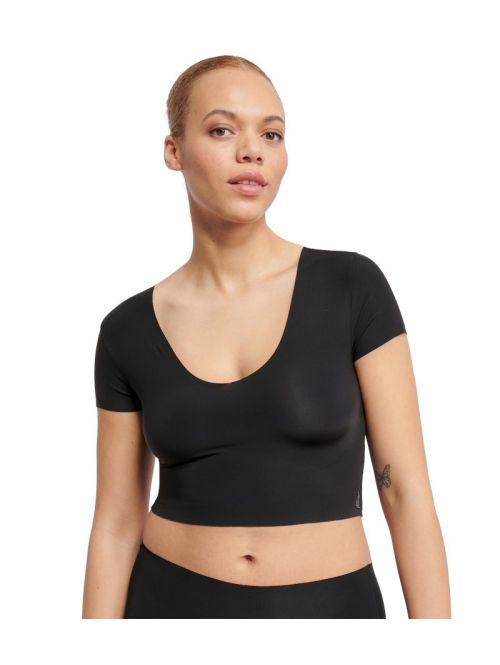 Top damski sloggi ZERO Feel 2.0 Crop Top, Kolor: czarny, Rozmiar: XS  sklep ebielizna.pl