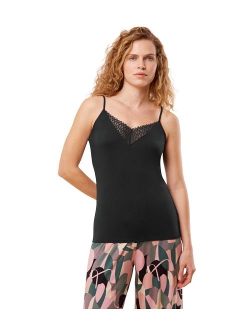 Koszulka damska na ramiączkach Triumph Aura Spotlight Camisole, Kolor: czarny, Rozmiar: 38  sklep ebielizna.pl