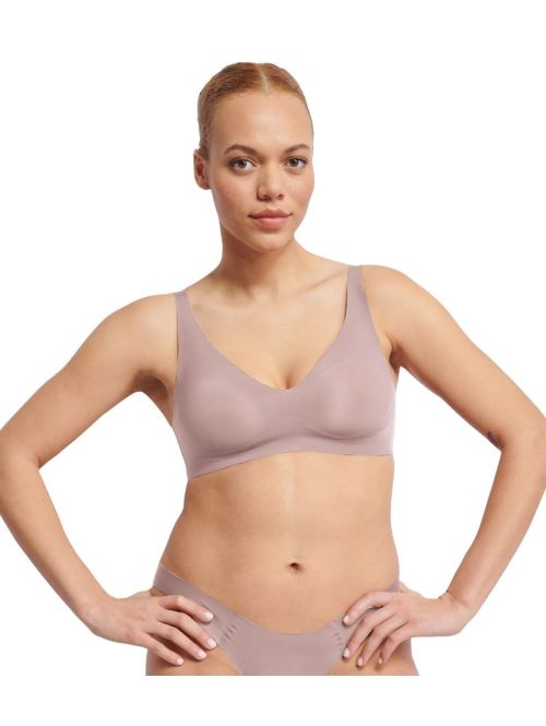 Sloggi biustonosz półusztywniany ZERO Feel 2.0 Soft bra, Kolor: brudny róż, Rozmiar: L  sklep ebielizna.pl